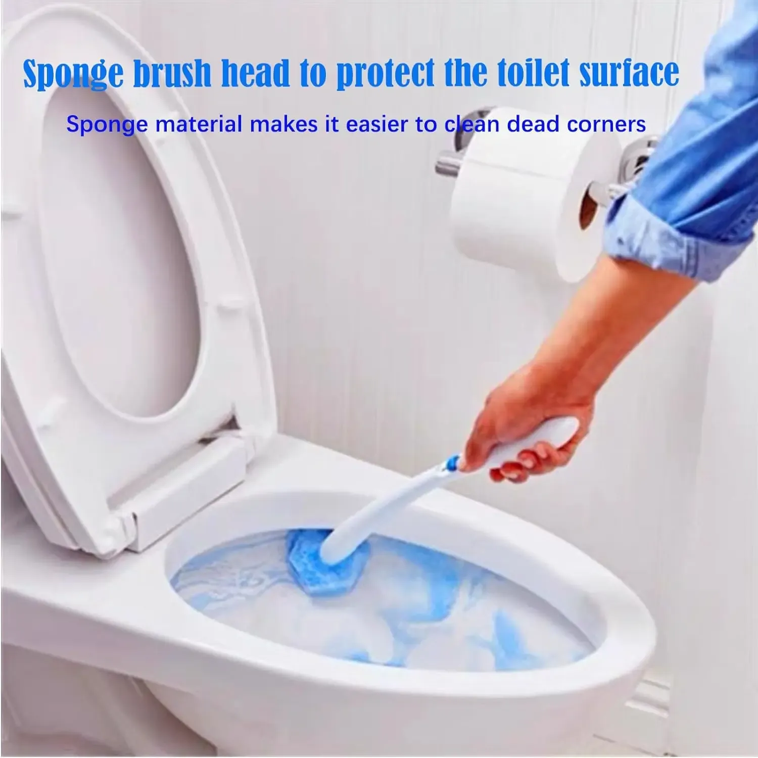 Supporto Per Bacchetta WC Clorox - Porta Ricariche Da 6 Pezzi, Bianco E Grigio, Accessorio Bagno