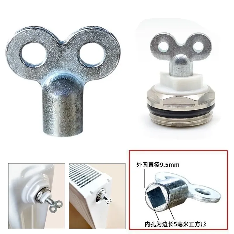 Save Big on Bulk Radiator Bleeder Key 2pcs Radiator Valve Key Faucet Key  Water Tap Plumbing Bleeder Key Aluminum Alloy Heater Wrench Air Vent  Central