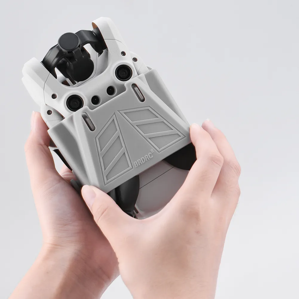 DJI Mini 3 Pro Propeller Guard: TPU Soft Rubber Blade Protector, Grey ...