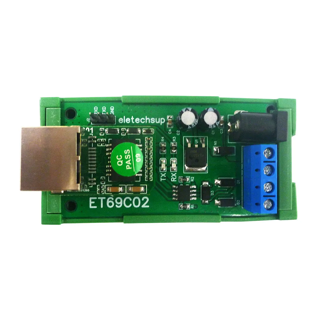 Modbus Master Slave Serial Port Server Module: RS485 to Ethernet ...