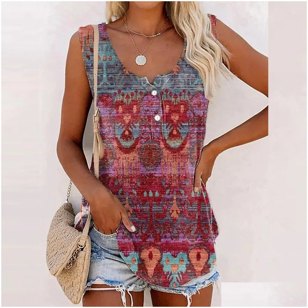 Dames plus size t-shirt dames mouwspoed bedrukte vest tank tops dames zomer casual losse dagelijkse kleding voor vrouwelijke oversized 2023 Q3SI dhtdy