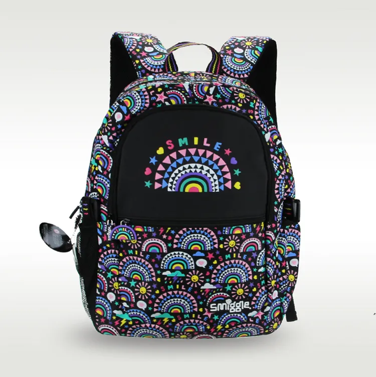 Smiggle black backpack sale