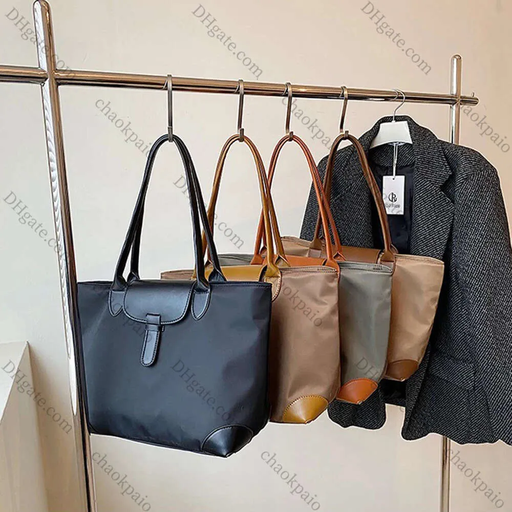 2024 nova bolsa feminina de alta capacidade elegante e casual bolsa de náilon mamãe sacola de compras bolsa de um ombro 10a