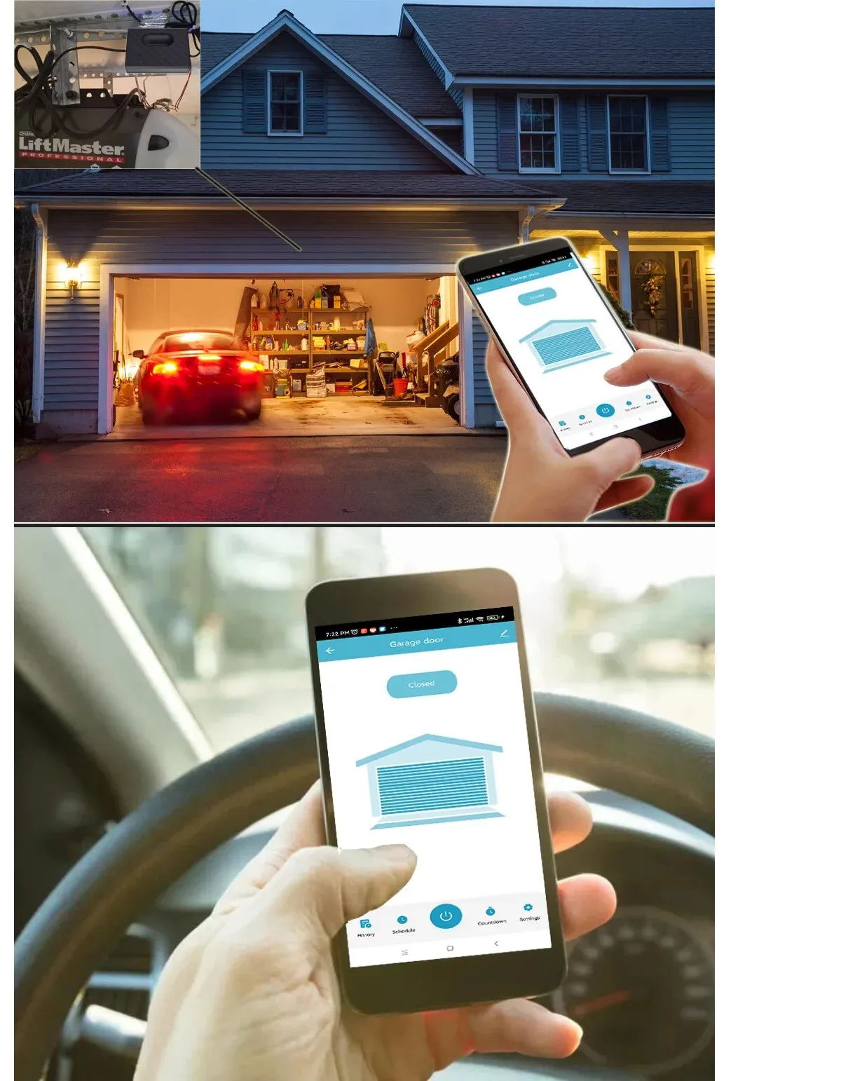 Smart Life Tuya Garage Door Opener Wifi Or Zigbee Wireless Control RF433 Timer Schedule Alexa Google Assistant Compatible - View #6