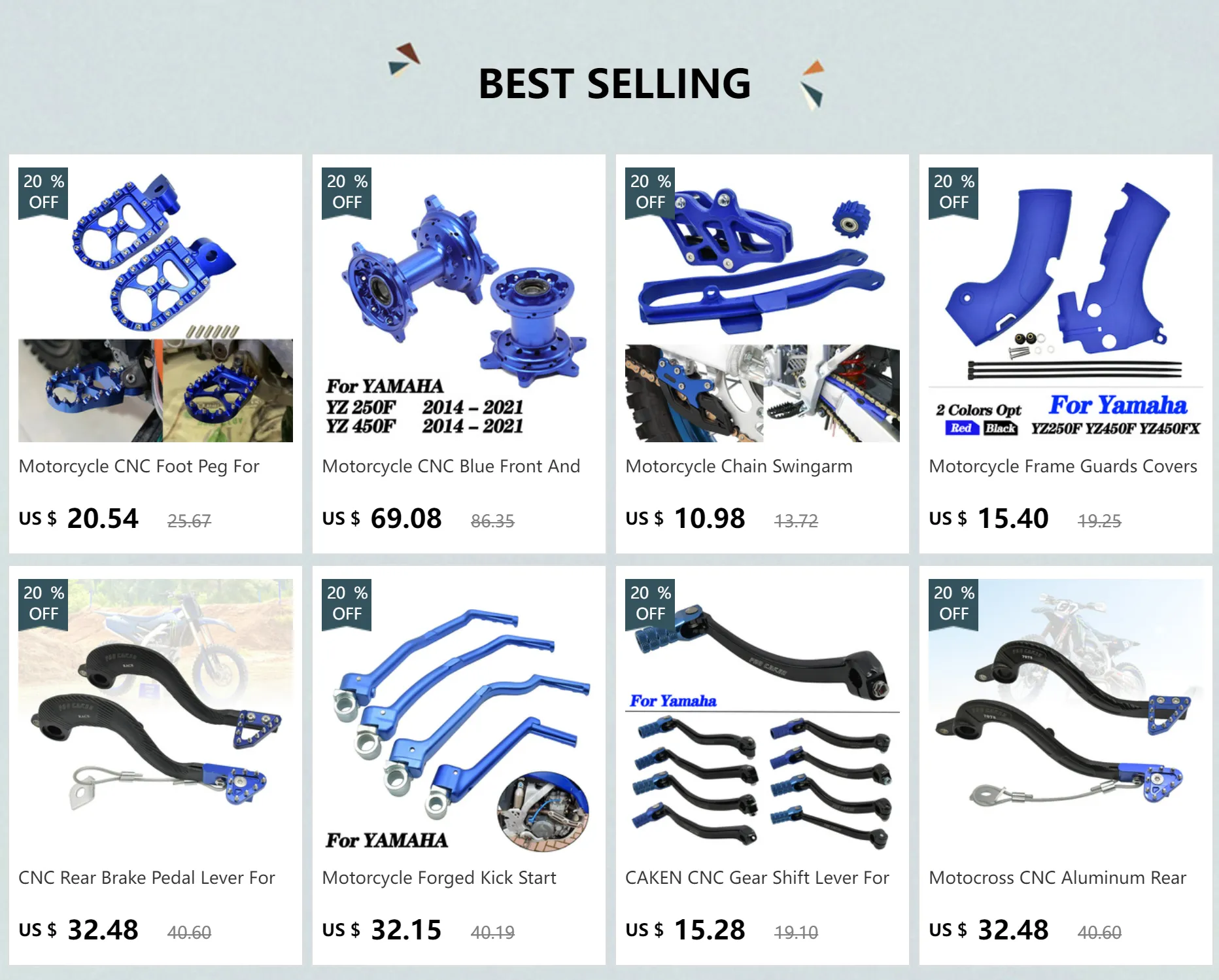 Motorcycle Chain Guide Slider Roller Compatible With YZ250F