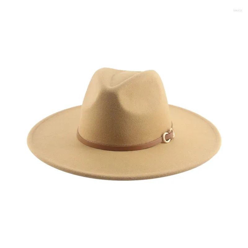 Boinas fedora chapéus para mulheres chapéu de inverno largo abeto 9,5cm Luxo Big 60 cm Casual Panamá Men Sombreos de Mujer