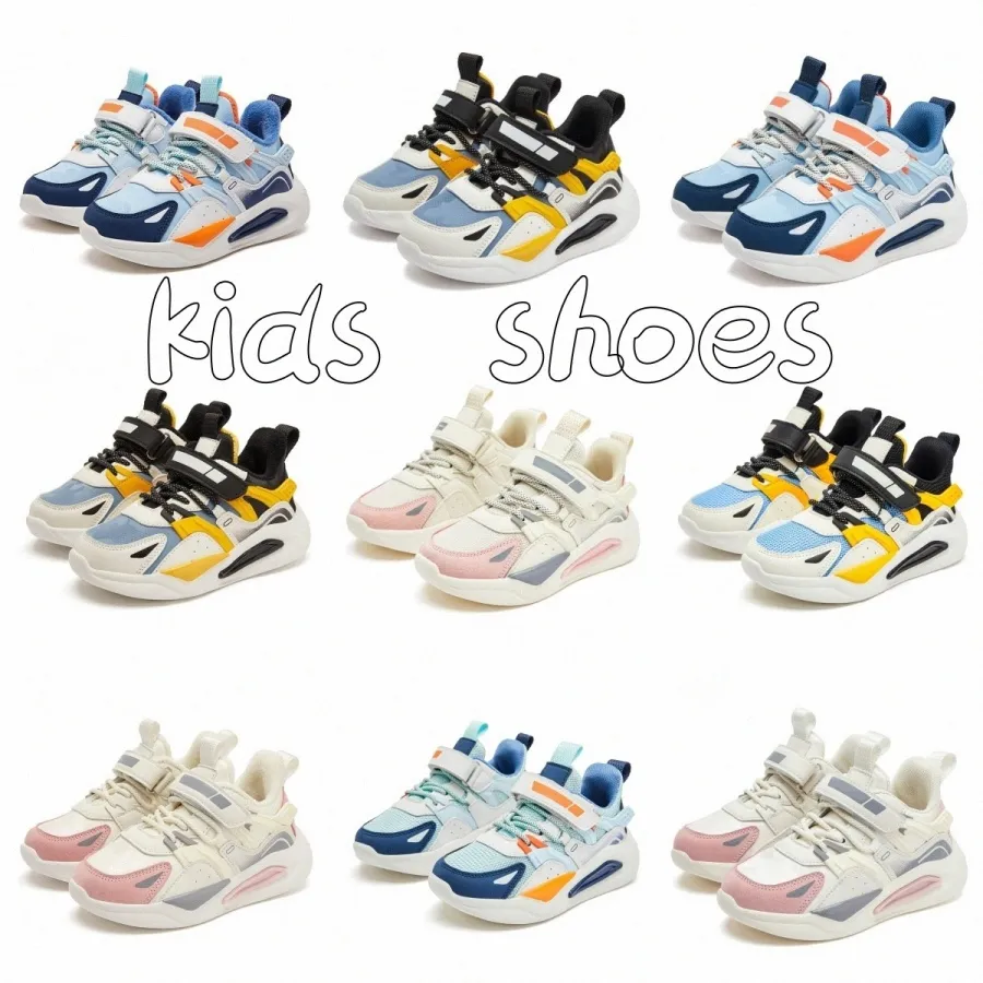 boys girls children Trendy kids shoes sneakers casual Black Sky Blue pink white shoes sizes 27-38 a7UD#