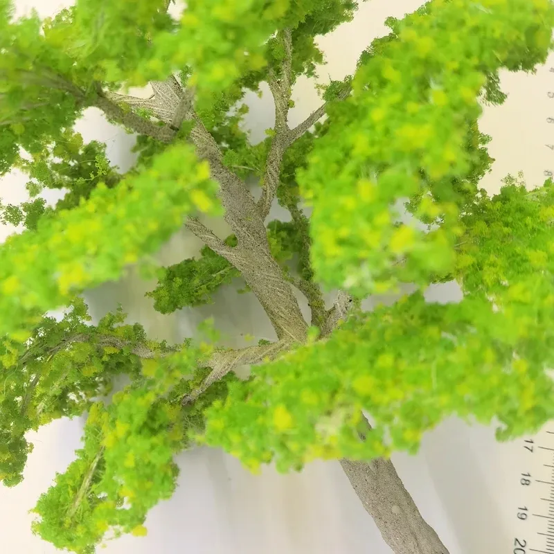 Zillary 50 Pièces Arbre Miniature Modèle, 3-9 cm Mixte Modèle Train Arbres, Mini Arbres Paysage, Arbres Miniatures, pour DIY Paysages Miniatures Table de Sable Arbre Vert Modèles (4 Styles