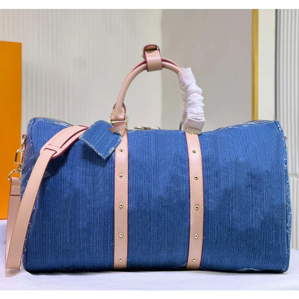 Sac De Voyage TRIPP Holdall - Grand Format Bleu Et Jaune à Motif Floral - Femme