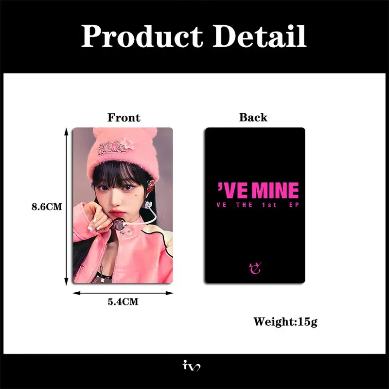 KPOP IVE Photocard Album Set 1st EP IVE AM 2.0 From Ddmymaster