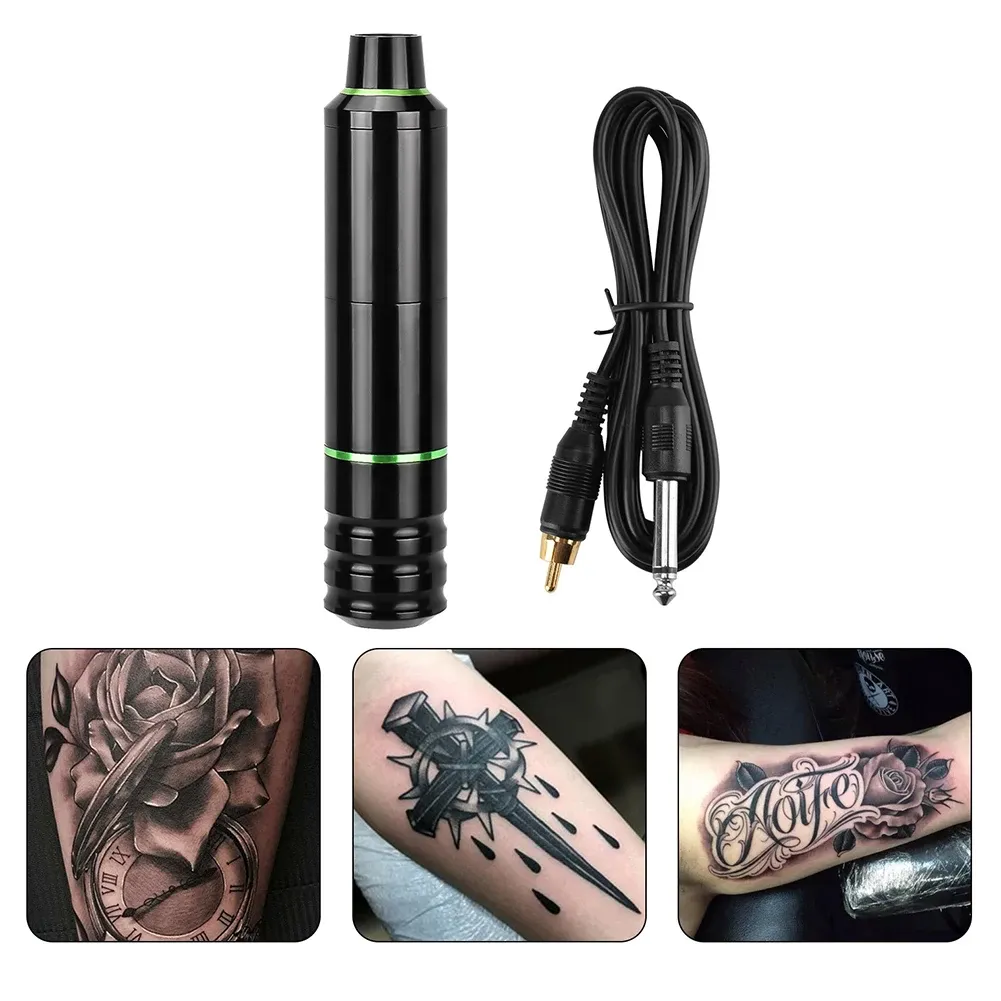 Machine Profession Rotary Tattoo Pen Hine krachtige stille motor Permanente make -uptattoo met haaklijn voor tattooist