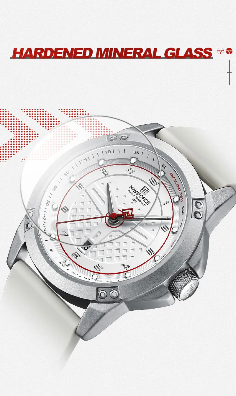 NAVIFORCE Mens Military Sport Watch Luminous Quartz... From Ddmymaster ...