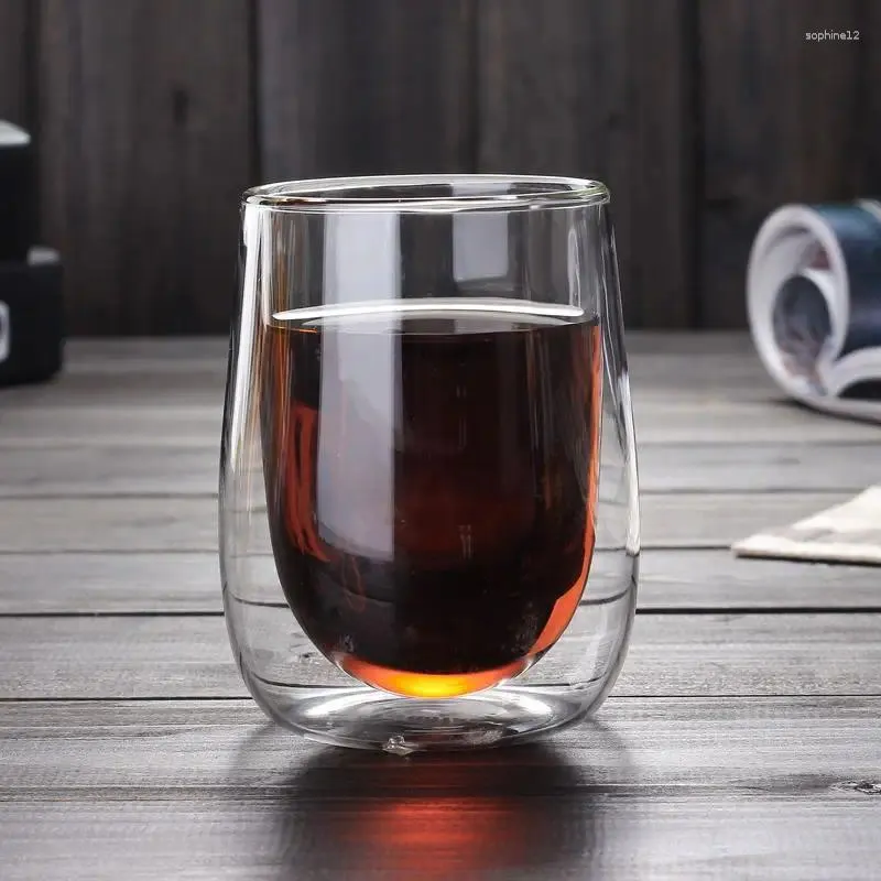 Şarap bardakları ısıya dayanıklı bira cam fincan şeffaf çay özü soğuk içecek kahve viski