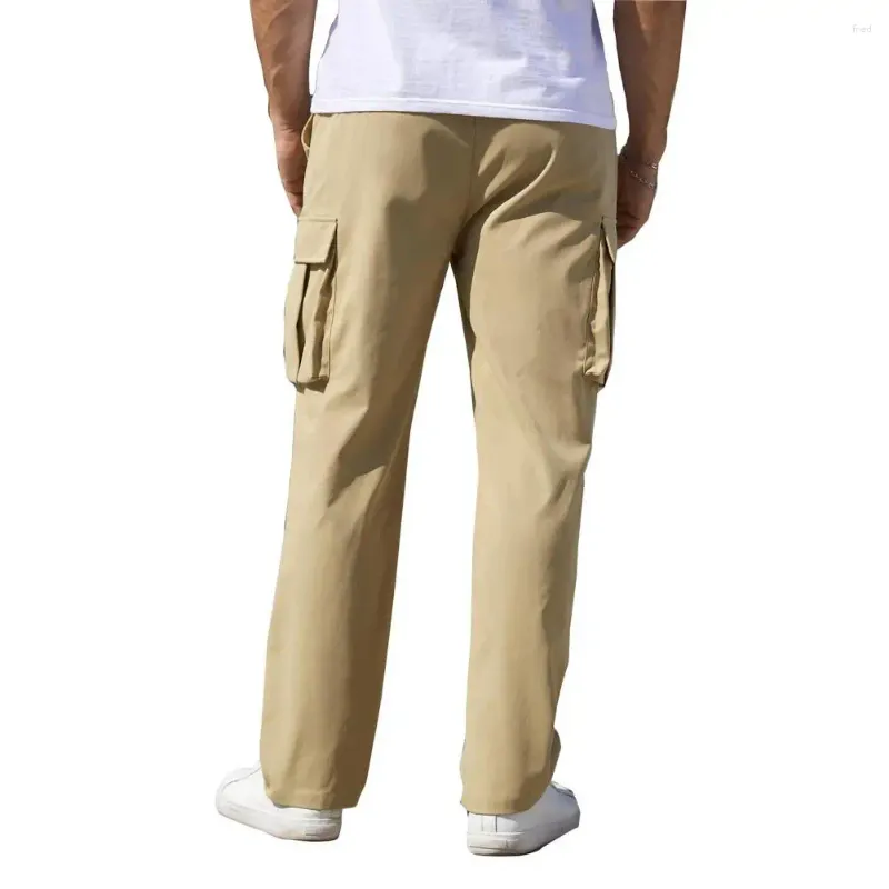 Pantaloni da uomo Attività all'aperto pantaloni Canca cargo con vita elastica multi per ogni giorno
