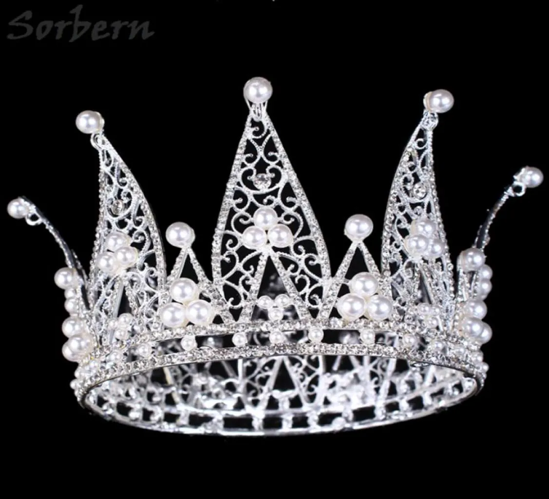 Rainha Coroa da coroa Tiaras Acessórios para cabelos Princesa coroa real Diamante fino diamante exagerado Crown Limited Edition8879825