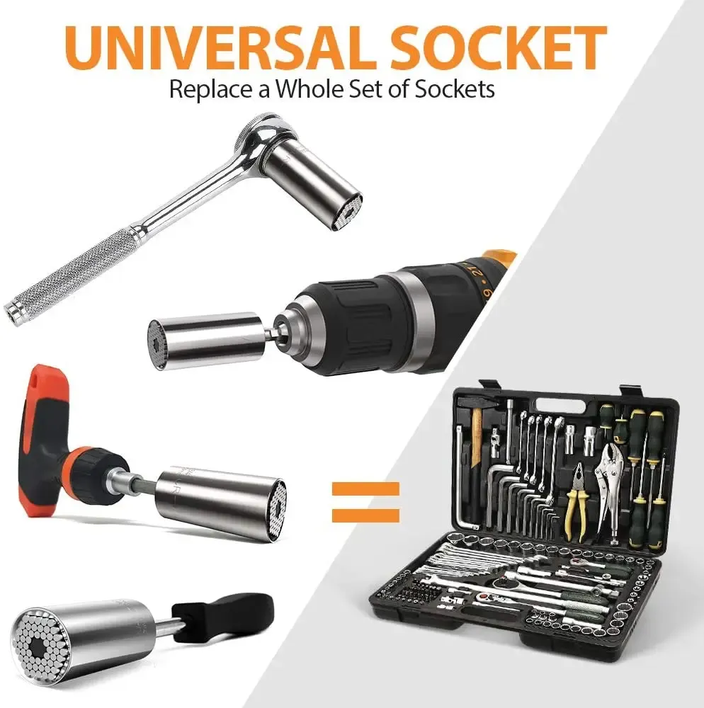New Universal Socket Set 7 19mm Torque Wrench... From Ddmyhome, $23.67 ...