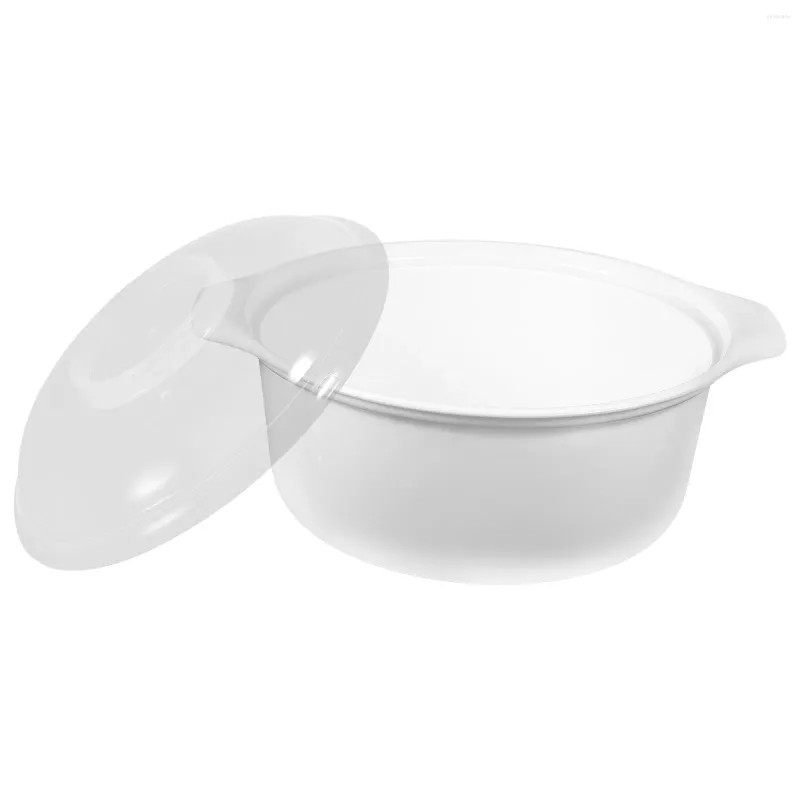 Dingeur Microwave Rice Cuideur Asian Steamer Portable Container Plastic pour les cheveux de voyage