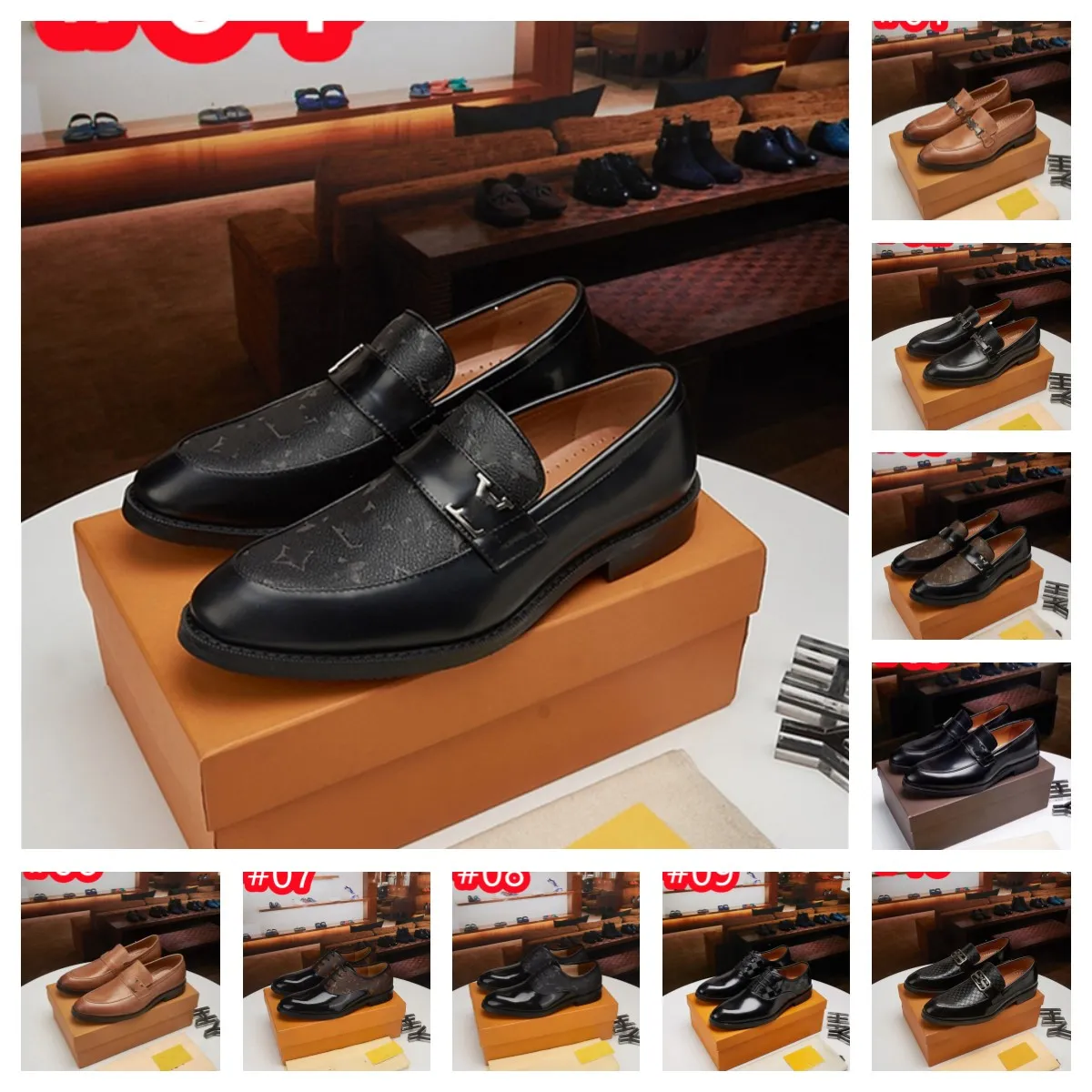 40style Designer Men Mocassins Sapatos de noiva sapatos de noiva preto condução mocassins calçados homem luxuoso vestido sapatos de couro deslizante em sapatos masculinos super leves tamanho 6.5-12