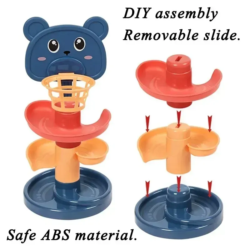 Tour A Balle Bebe Duqulle Jouets De Rampe De Balle Pour Les Tout-Petits