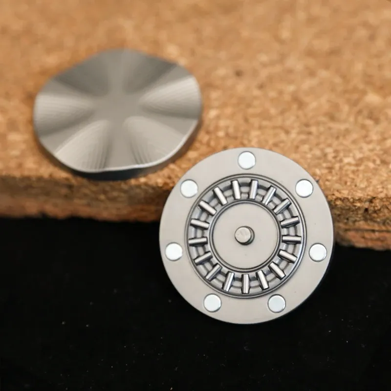 Dlizador magnético de Fidget, Spinner de trinquete de Metal de
