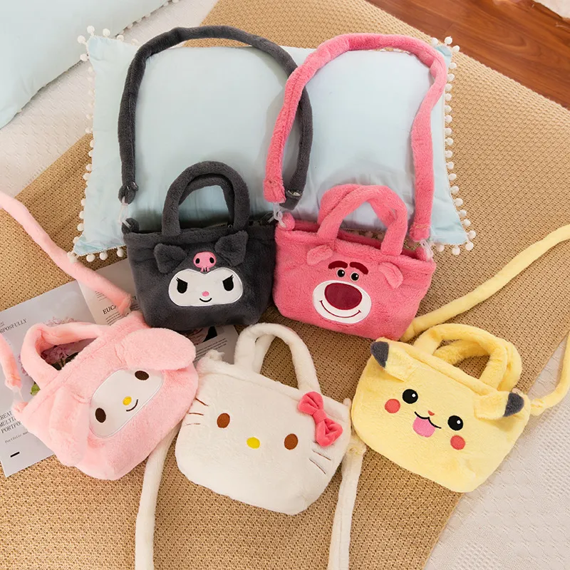 Female Plush Kulomi Crossbody Borse Melody Laurel Dog In HandBag Compleison Companion Gift