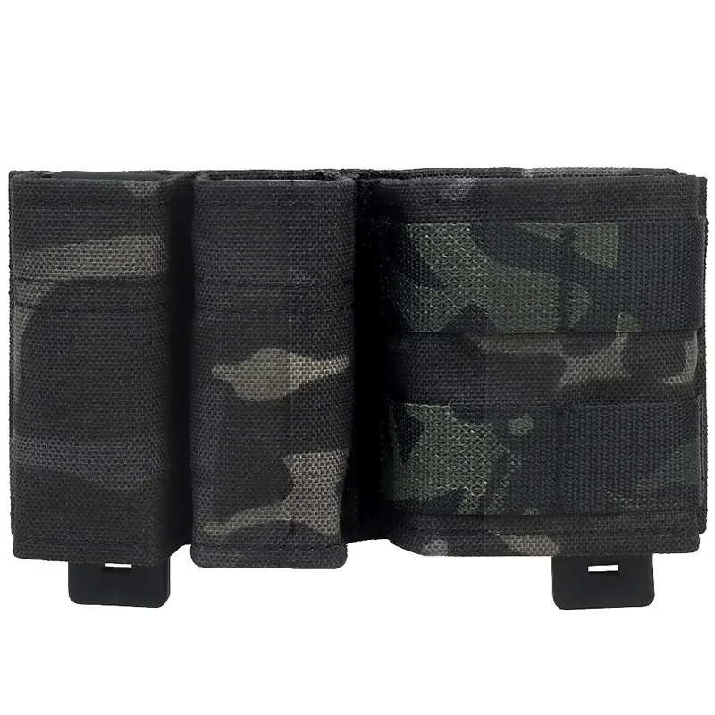 Bags LUC Molle Tactical Magazine Pouch FAST Double 9MM+5.56 Outdoor Sport Multifunction Bag For Hunting Military Airsoft Accessories