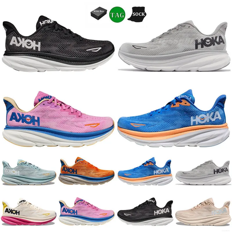 Sapatos infantis designer hoka speed cabra 5 tênis de corrida fora meninas meninos hokas Clifton 9 Leve respirável crianças 1 sapatos ao ar livre nuvem x tênis tamanho 22-35