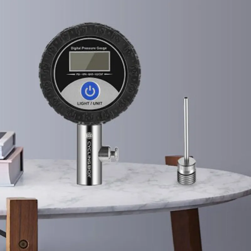 Digital Ball Pressure Gauge With Rubber Cover: 0 1.4 BAR Barometer For ...