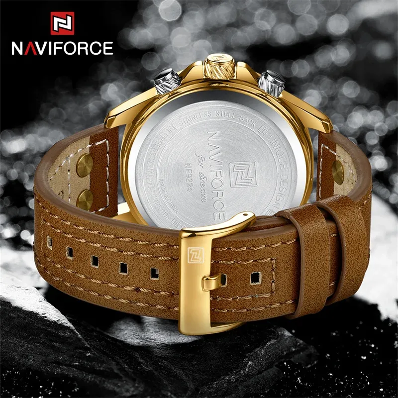 DHgate NAVIFORCE Mens Digital Luminous Sports Watch Waterproof Dual Display Quartz Wristwatch for Outdoor Activities Watches