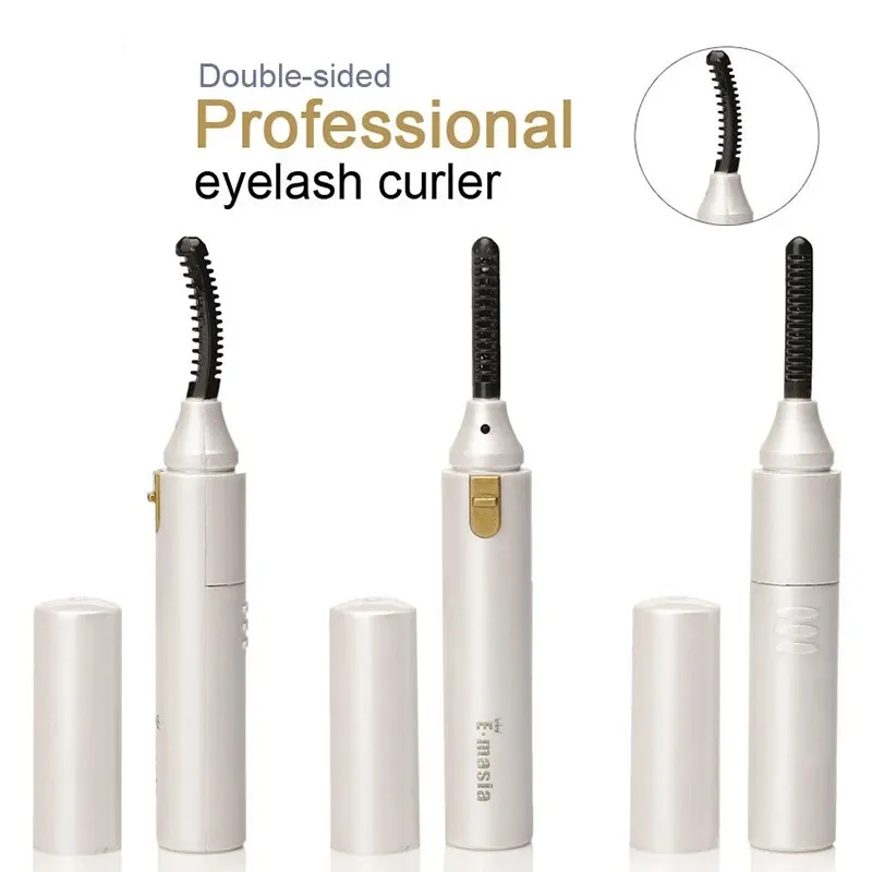 Electric Eyelash Curler Portable Pen Heated Long Lasting Eye Lash Curler Användbart makeupverktyg för kvinnor Nytt grossist