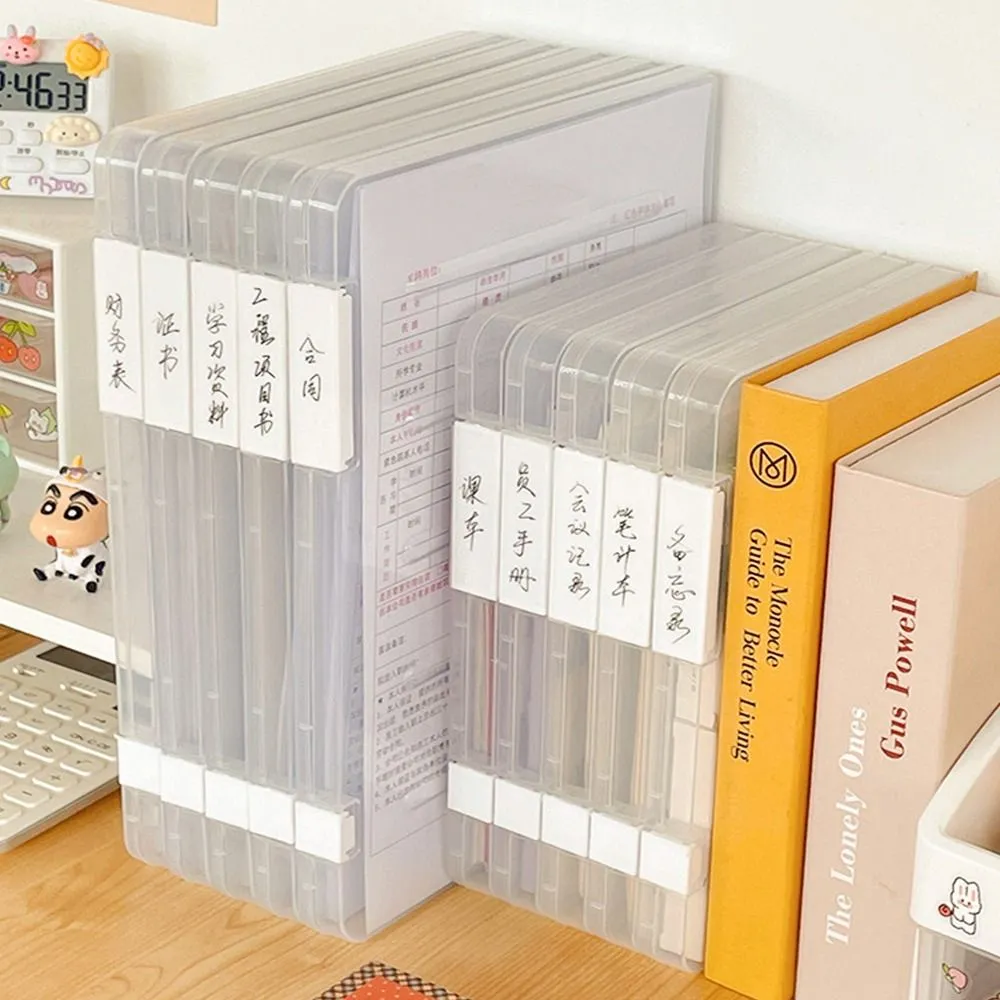Steel Document Box Puzzle Storage Case Cardboard File Organizer for ...