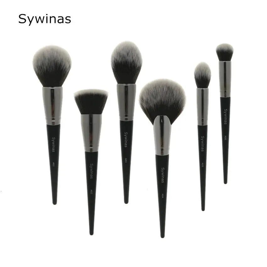 Sywinas Professionelle Make -up -Bürsten Set 6 -