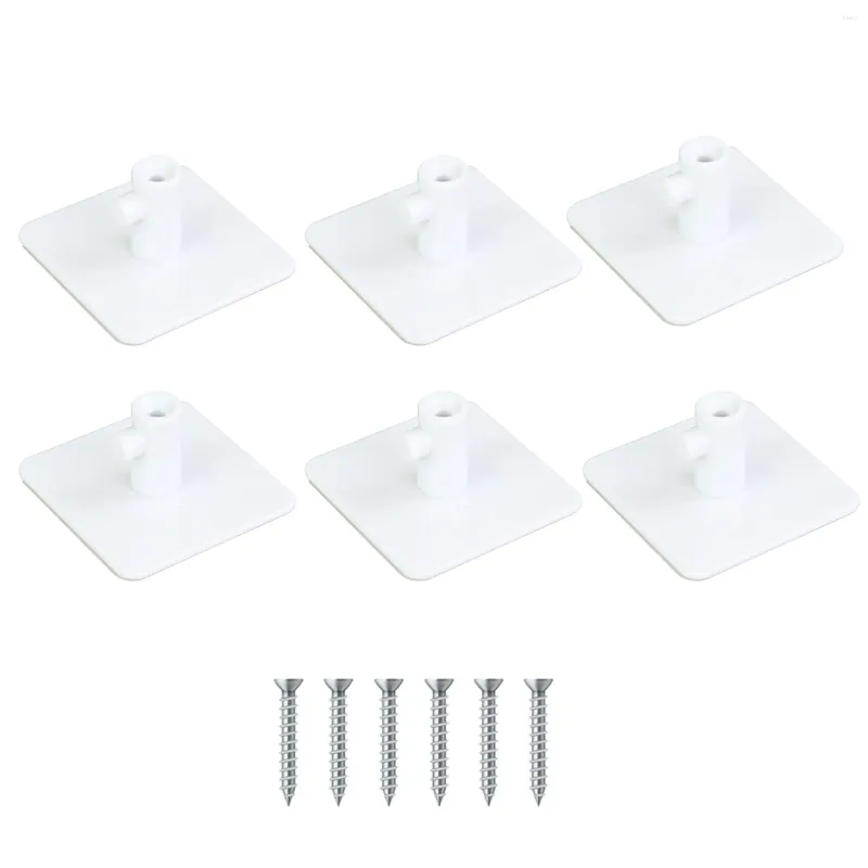 Storage de cuisine 4pcs / 6pcs Flex Edge Beter Fixed Abs Affichage avec vis Bis Mélangeur Attachement Holder Tools SCACK