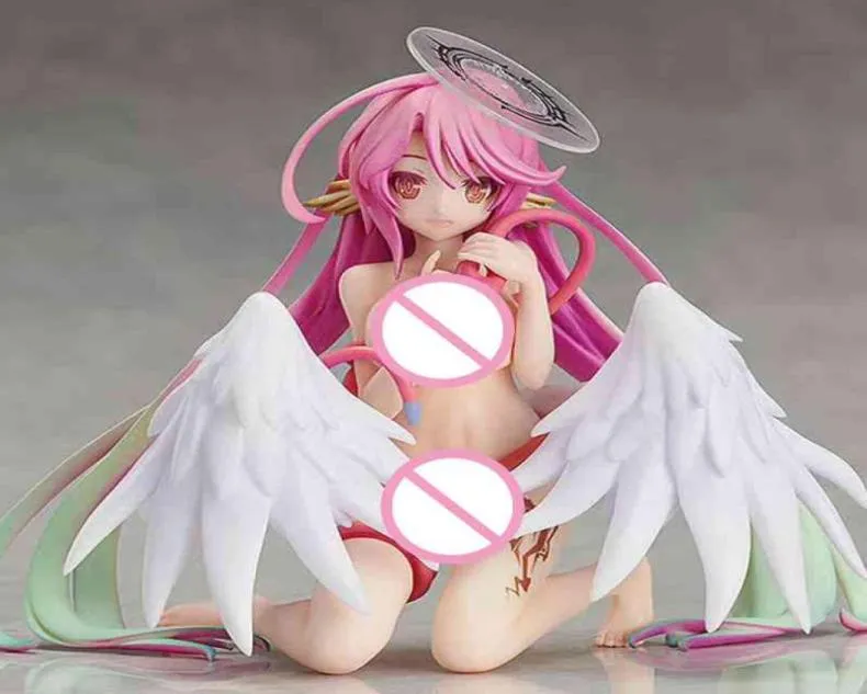 15 cm anime no game life jibril pvc action siffror fb012 jibril sexiga flickor leksaker japanska anime figur modell4268899