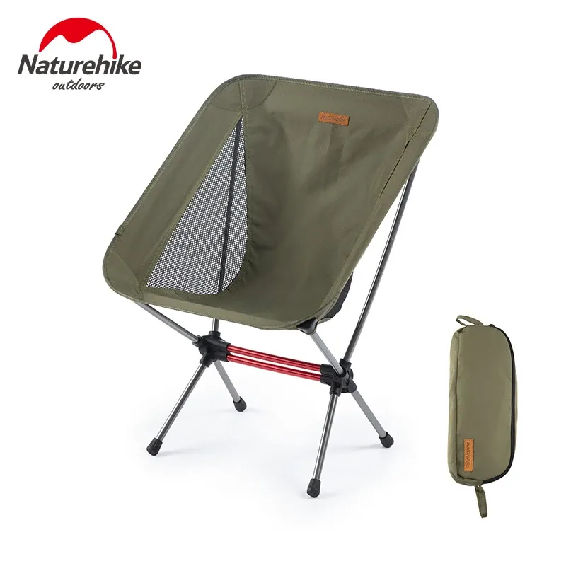 Furnishings Naturehike Camping Chair Ultralight Portable Folding Chair Travel Backpacking Relax Chair Picnic Beach Outdoor Fishing Chair