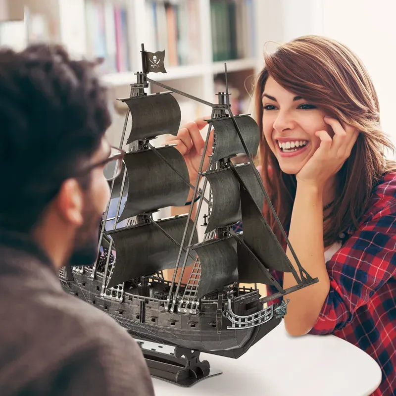 Ahorra a lo Grande en Compras al por Mayor de Rompecabezas 3d De Barco  Pirata Rompecabezas 3D De Bricolaje: Construya Su Propio Barco De Cartón De 