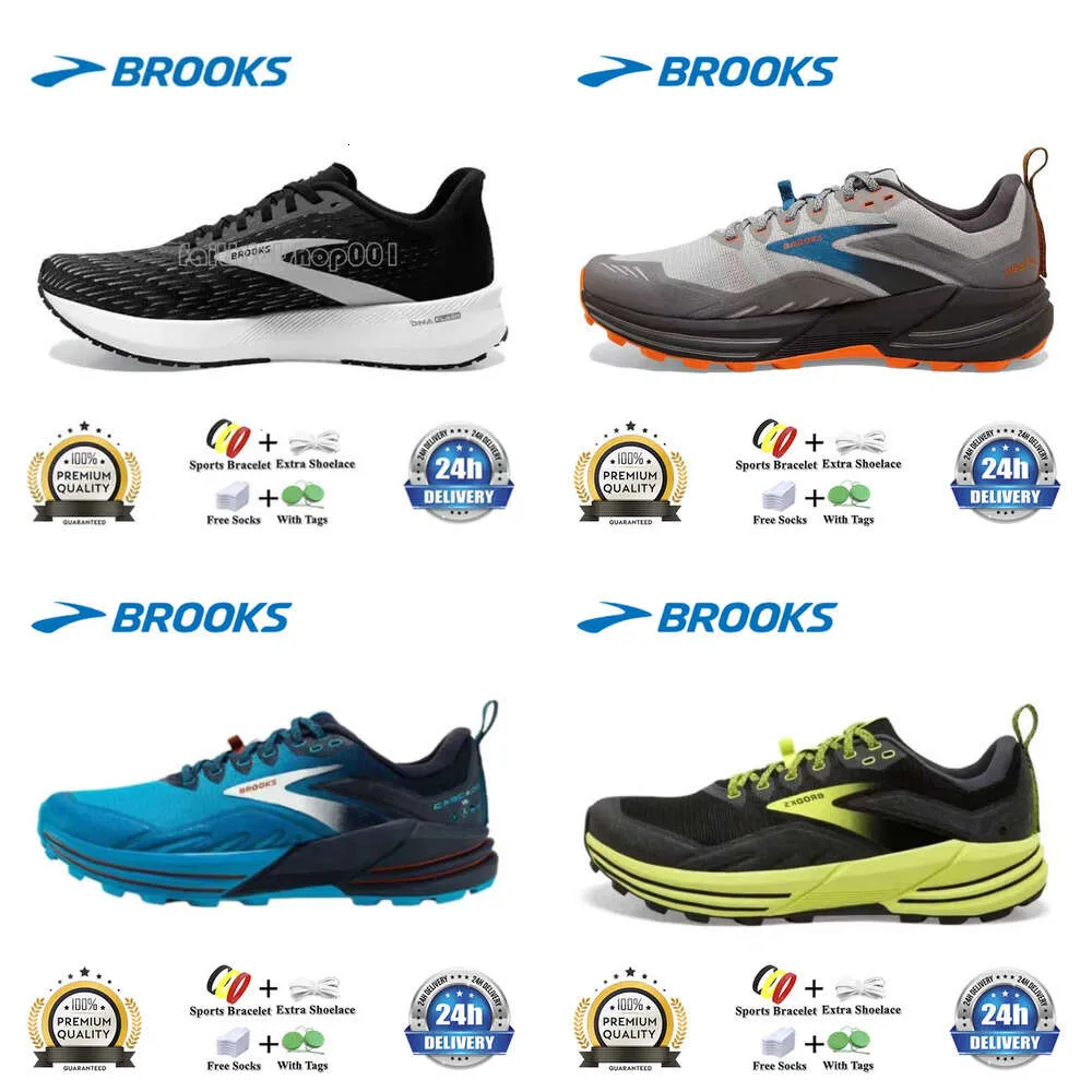 Scarpe da run run cascadia 16 maschi running scarpe da corsa hyperion tempo triplo nero arancione arancione ghiottiere addestratori di moda per esterni sneaker sneakers jogging walking 197