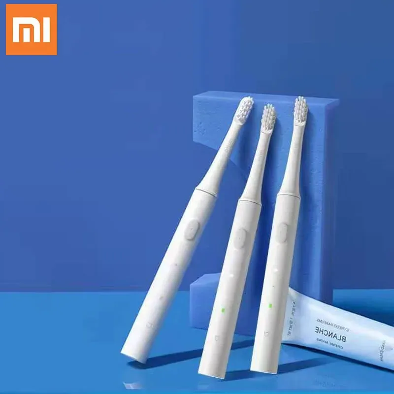 Brosse à dents d'origine Xiaomi Mijia T100 Brosse à dents électrique intelligente 30 jours Hine 46g Mode de nettoyage de Twospeed Xiomi Mi Brosse à dents maison