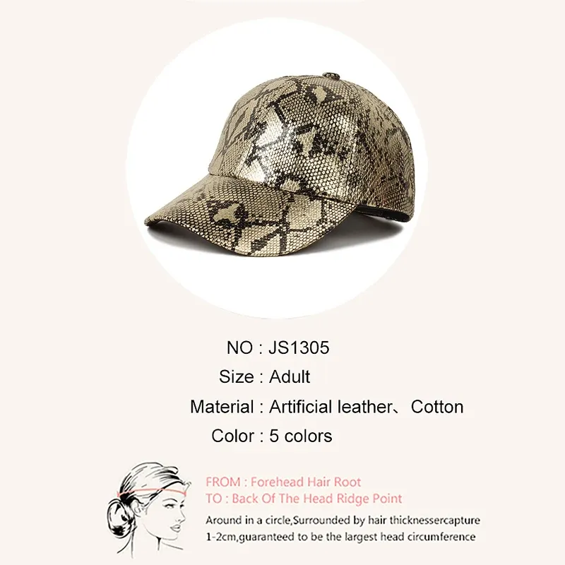 PU Leather Baseball Cap With Crocodile Pattern – Adjustable Dad Hat For Men & Women, Fashion Outdoor Sport Hat