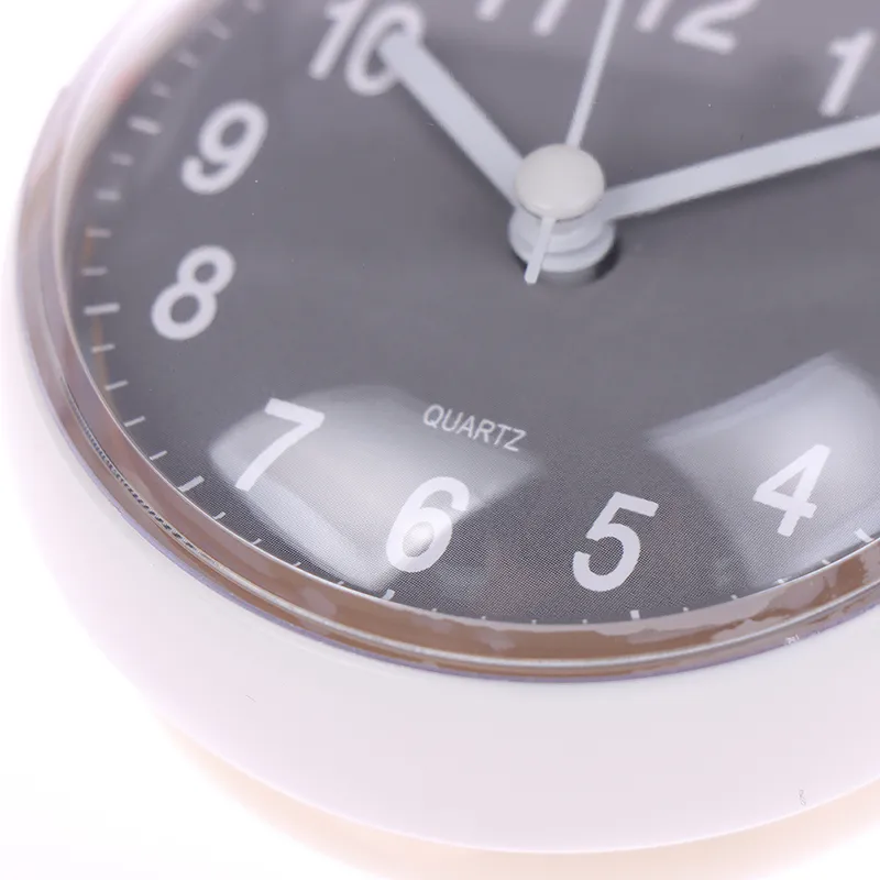 Suction Cup Mini Clock: Water-Resistant for Bath & Kitchen