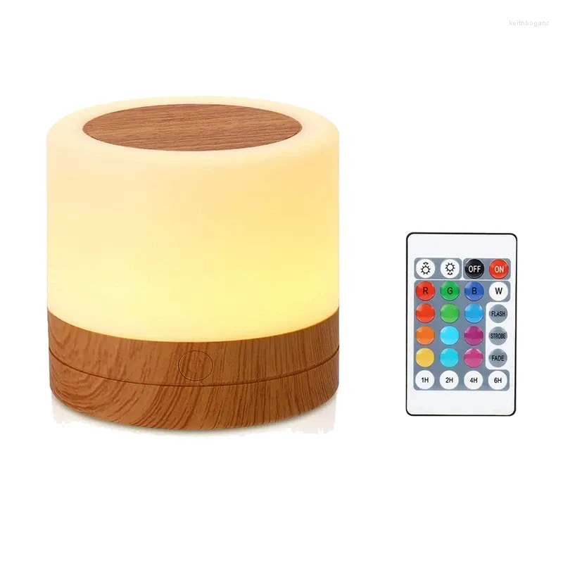 Bordslampor Led Night Light Mini Bedside Lamp för baby barn rum sovrum utomhus dimbar ögonvård