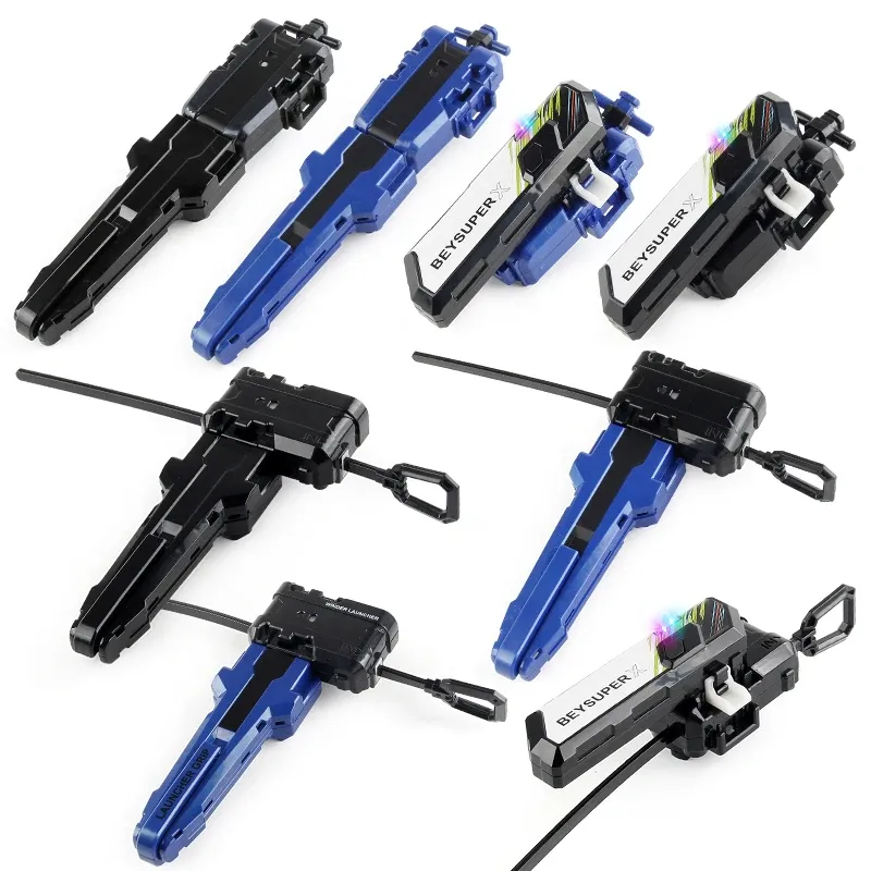 Set Turbo Toupie Gyros 8-en-1 Netoke - 4 Toupies De Combat + 4 Lanceurs - Jeu De Battle