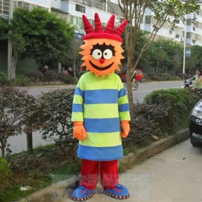 2024 Mascotte Clown Costume Halloween Carnival Party Dress Up Event Event Cartoon Character Birthday Birthday