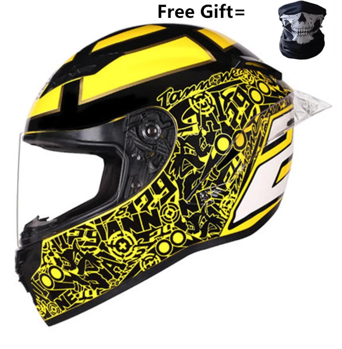 2020 Nouveau Casque de Moto intégral Moto Motocross Moto Casque Crash Casques intégraux Casco Moto Casque DOT approuvé5282385