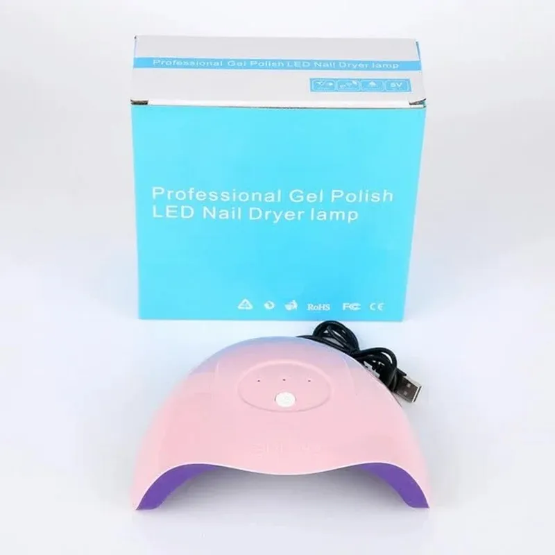 Lamp Nail Dryer Machine Portable USB Cable Home Use Light Uv Gel Varnish Curer 12 Leds Lamp Nail Art Manicure Tool