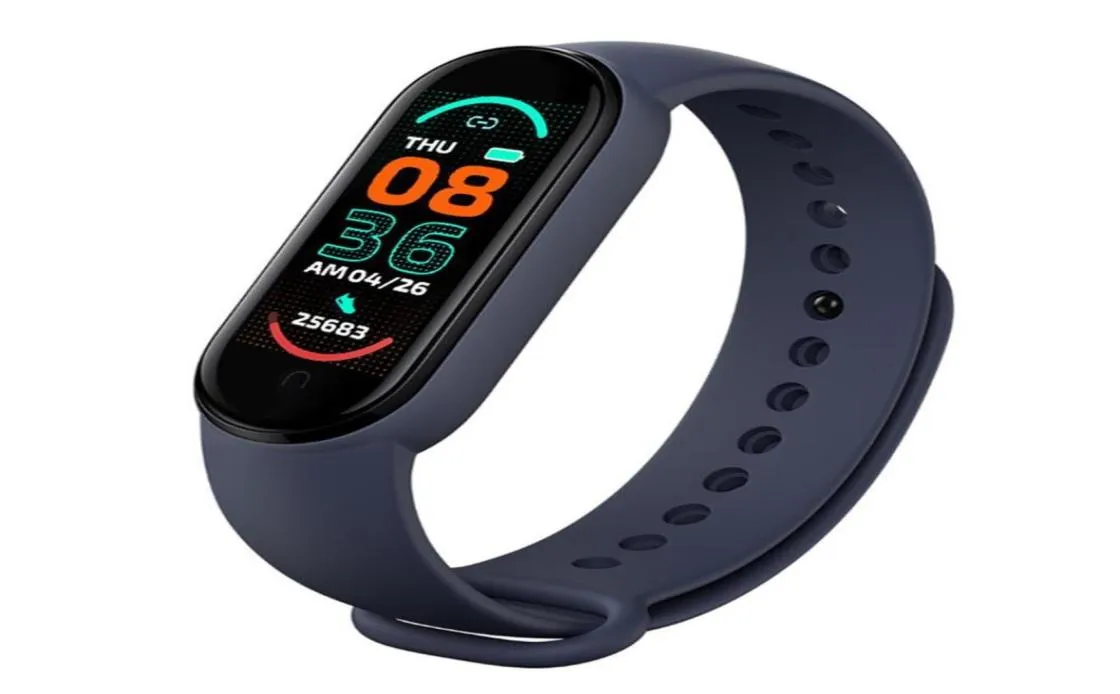 Smart Band 6 inteligentne opaski na rękę Bransoletę Bransoletka wodoodporna Smartwatch Monitor Blood OLED dla Huawei Xiaomi5637862