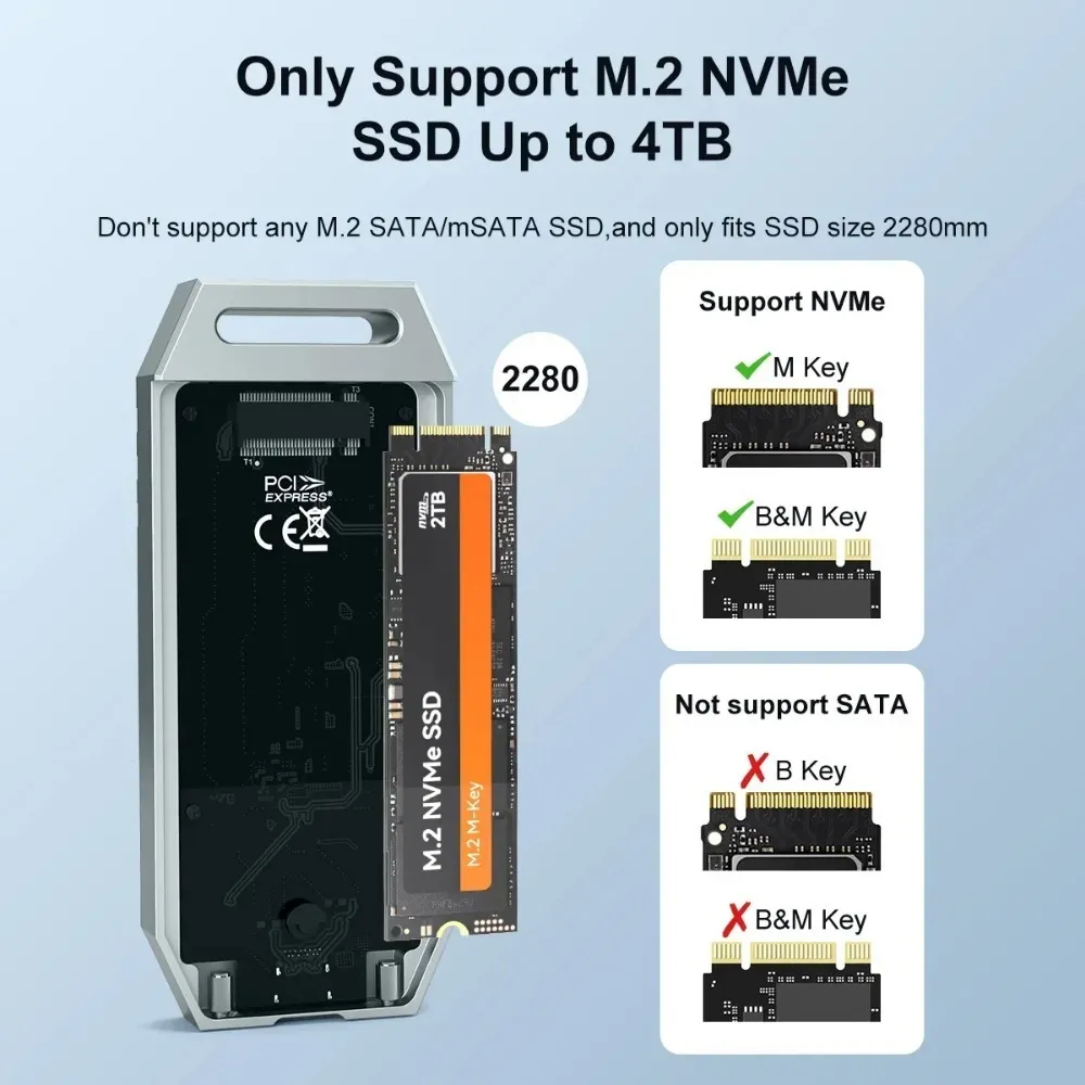 センチュリー USB 4 M.2 NVMe Case CFUM2NU40G USB 4 you M.2 NVMe Case (CFUM2NU40G) USB4Gbps対応 M.2 NVMe