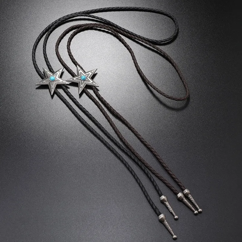 国内正規品 CODY SANDERSON ループタイ Bolo Tie Elegant Black Star Bolo Tie, Western Cowboy Necktie | DHgate