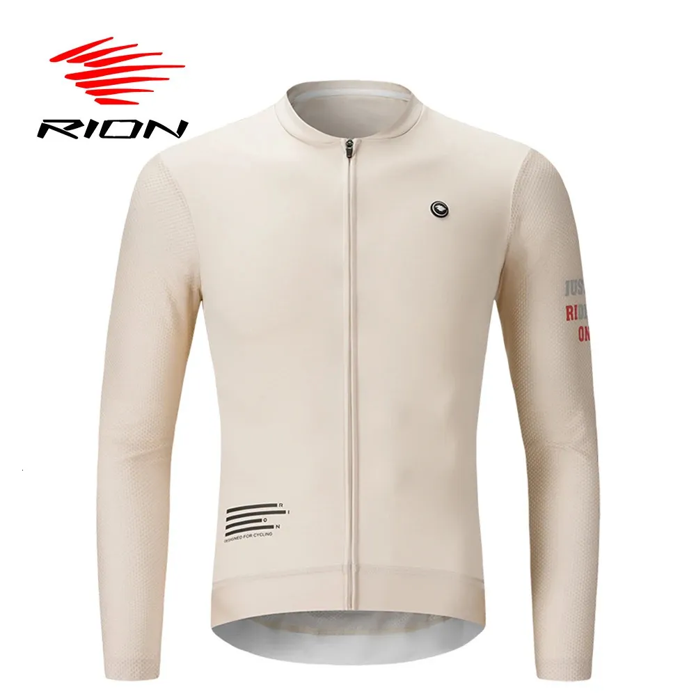 Rion Cyclings Männer lange Ärmel MTB -Hemden Fahrrad Kleidung Mountain Bike Motocross Outfit Windbrecher Reitpro 240403