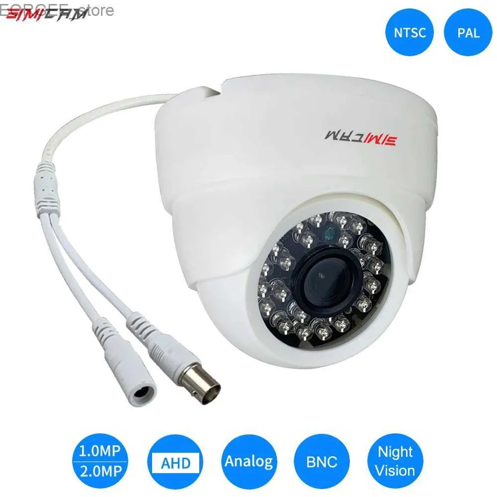 Andra CCTV -kameror HD 720p/1080p AHD Analog Security Dome Camera Night Vision DVR BNC för inomhus hemmakontor Faktor CCTV Videoövervakningskamera Y240403